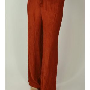 PANTALON LARGO ROJO
